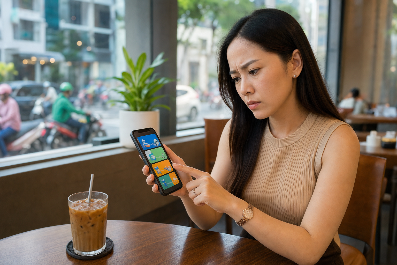 Cách vay tiền online uy tín không bị lừa đảo - so sánh ứng dụng vay tiền online tại quán cà phê