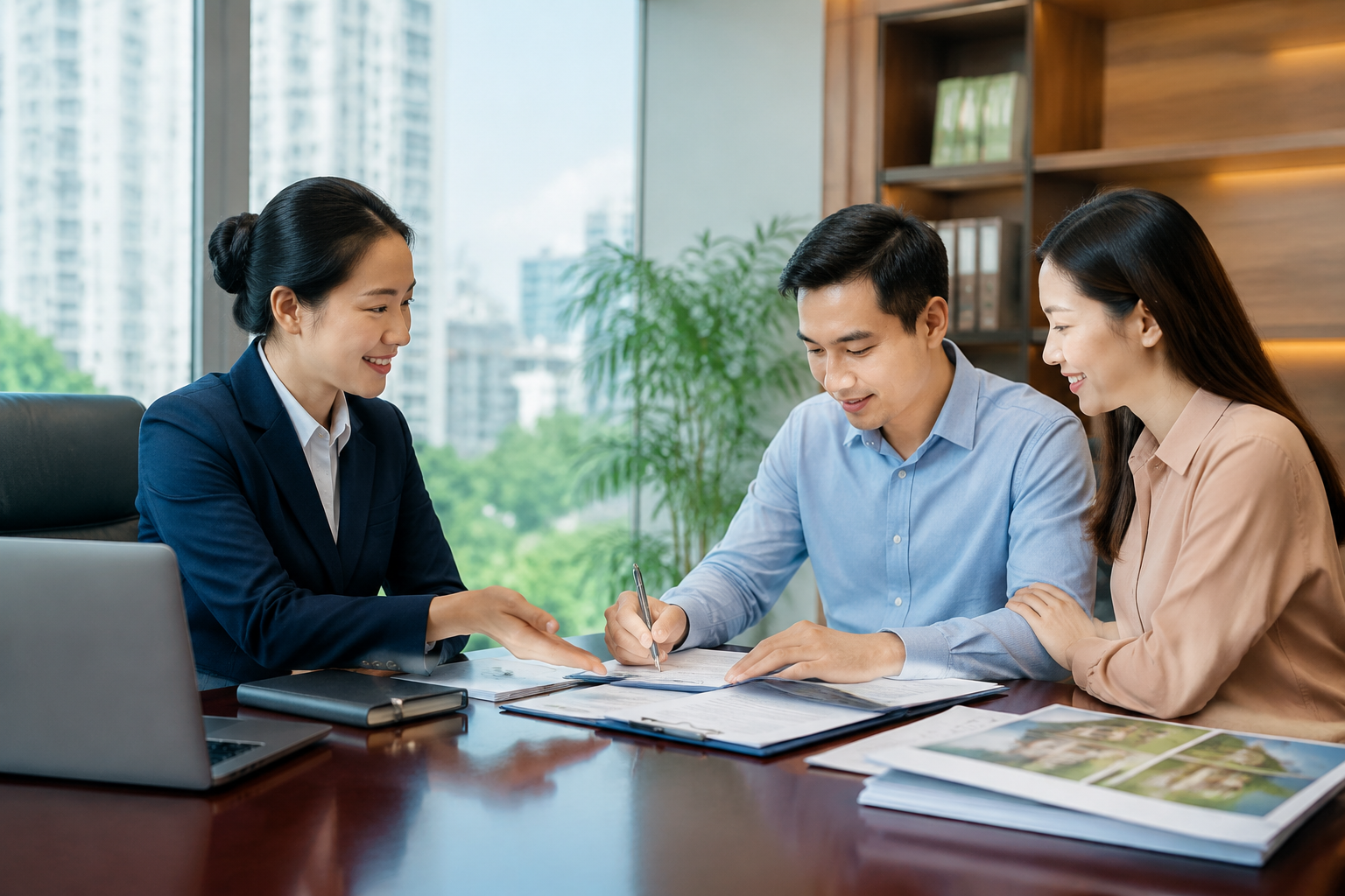 Ký hợp đồng vay cầm cố nhà đất ngân hàng