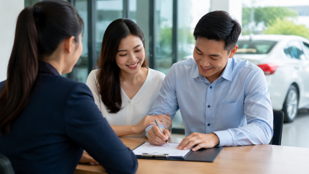 Vay thế chấp ô tô lãi suất thấp tại ngân hàng