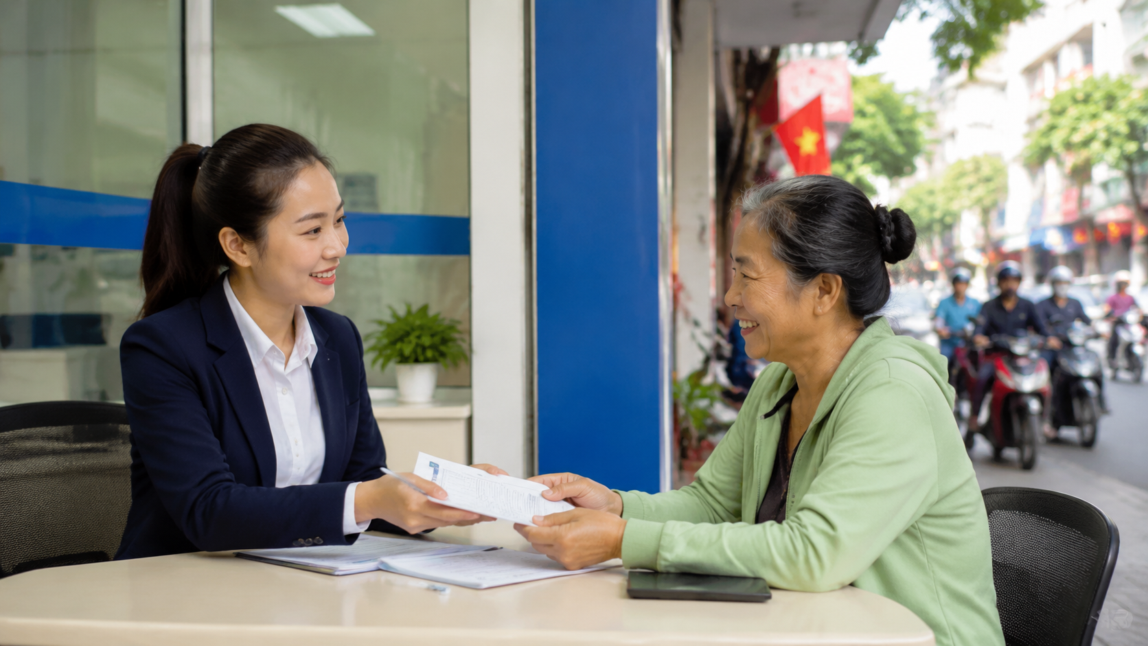 Vay tiền nhanh trong ngày tại quầy dịch vụ tài chính
