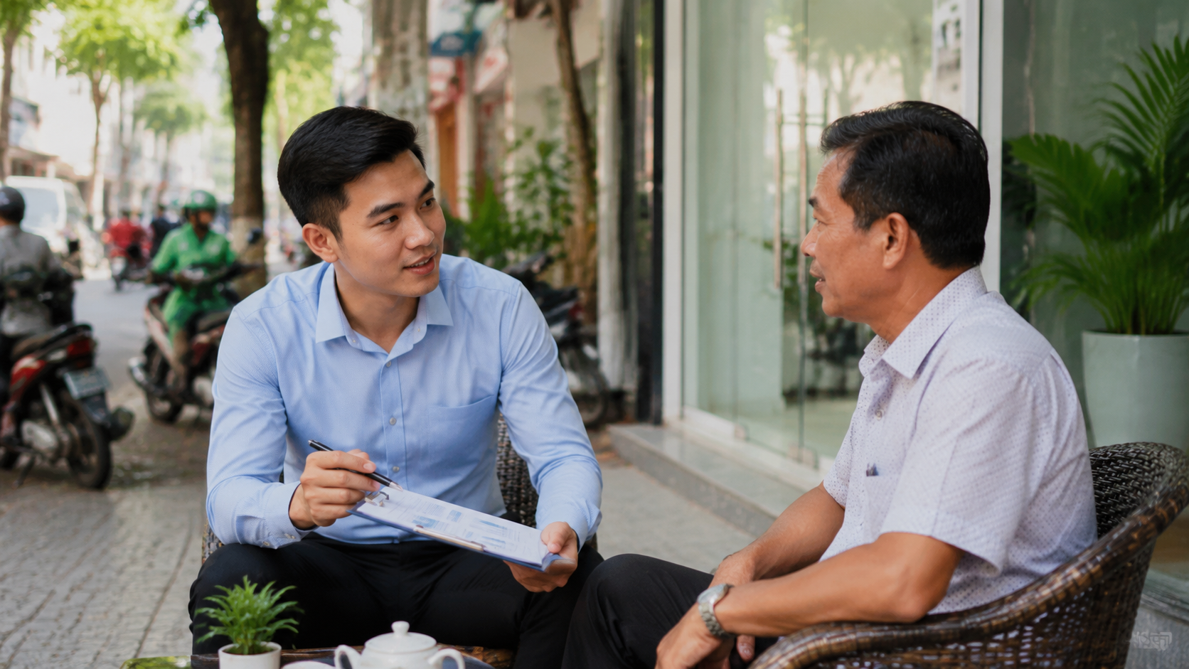 Tư vấn vay tiền Tân Bình Gò Vấp ngoài phố